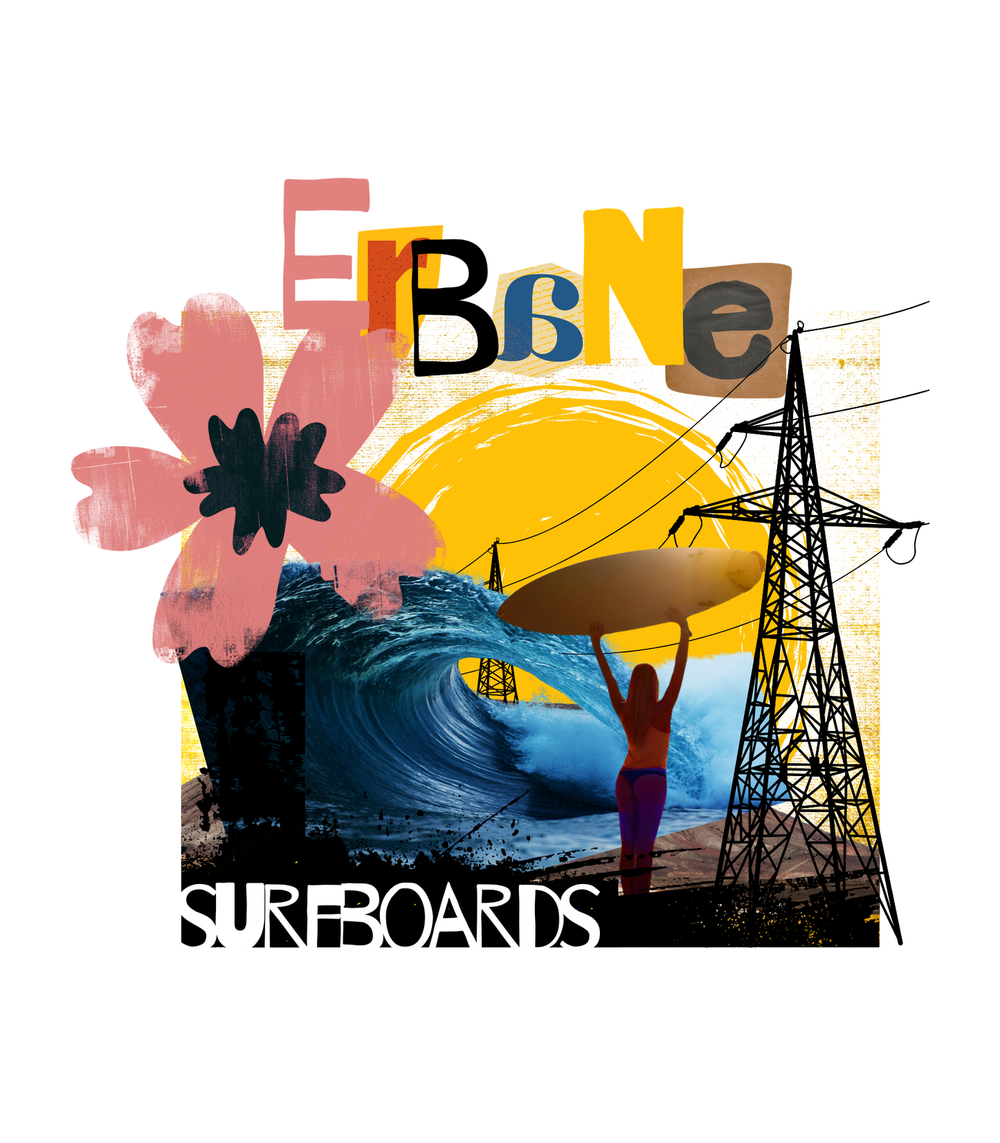 Camiseta de Surf – Dentro del Tubo, Fuera del Ruido Visual